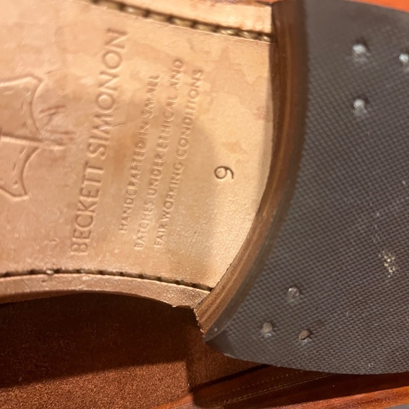 Tan suede double monk, size 9 (EU42) main image 9
